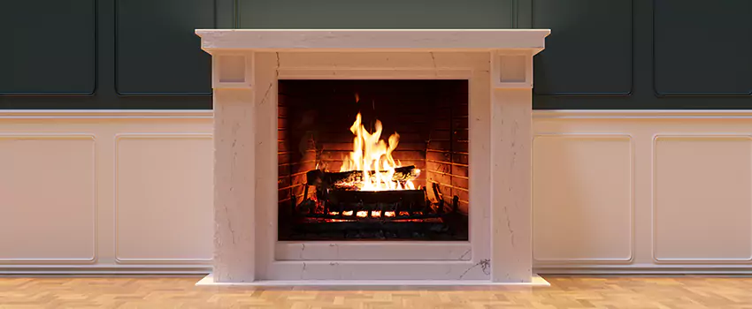 Open Flame Wood-Burning Fireplace Installation Services in West Hartford, Connecticut
