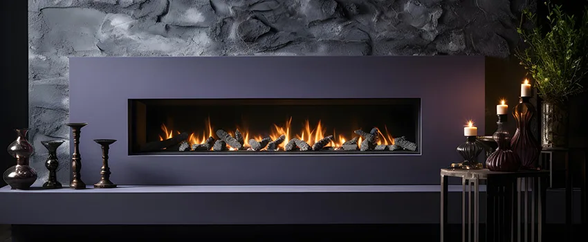 Ember Bed for Ventless Gas Fireplace in West Hartford, CT