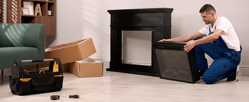Old Rusted Metal Fireplace Repair And Replacement in West Hartford, CT